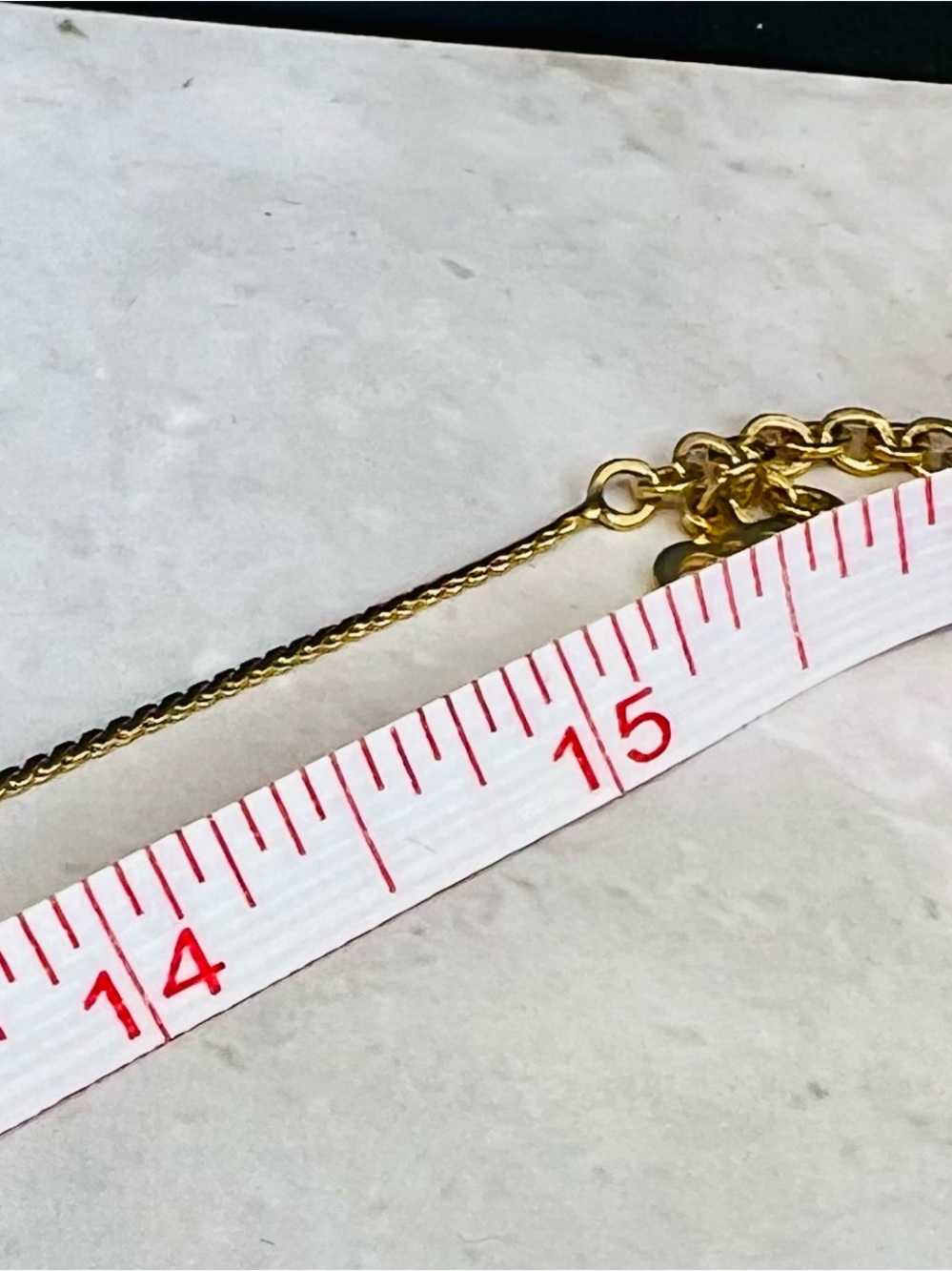 Christian Dior Gold Plated Vintage V Shaped Pave Crystals Necklace w/ CD Logo. - Picture 8 of 10